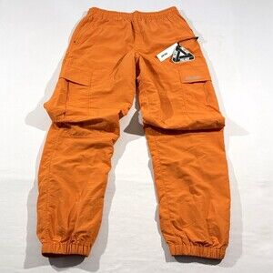 Palace Men's Orange Shell Cargo Pocket Trouser Pants Jogger Ripstop Sz M NWT
